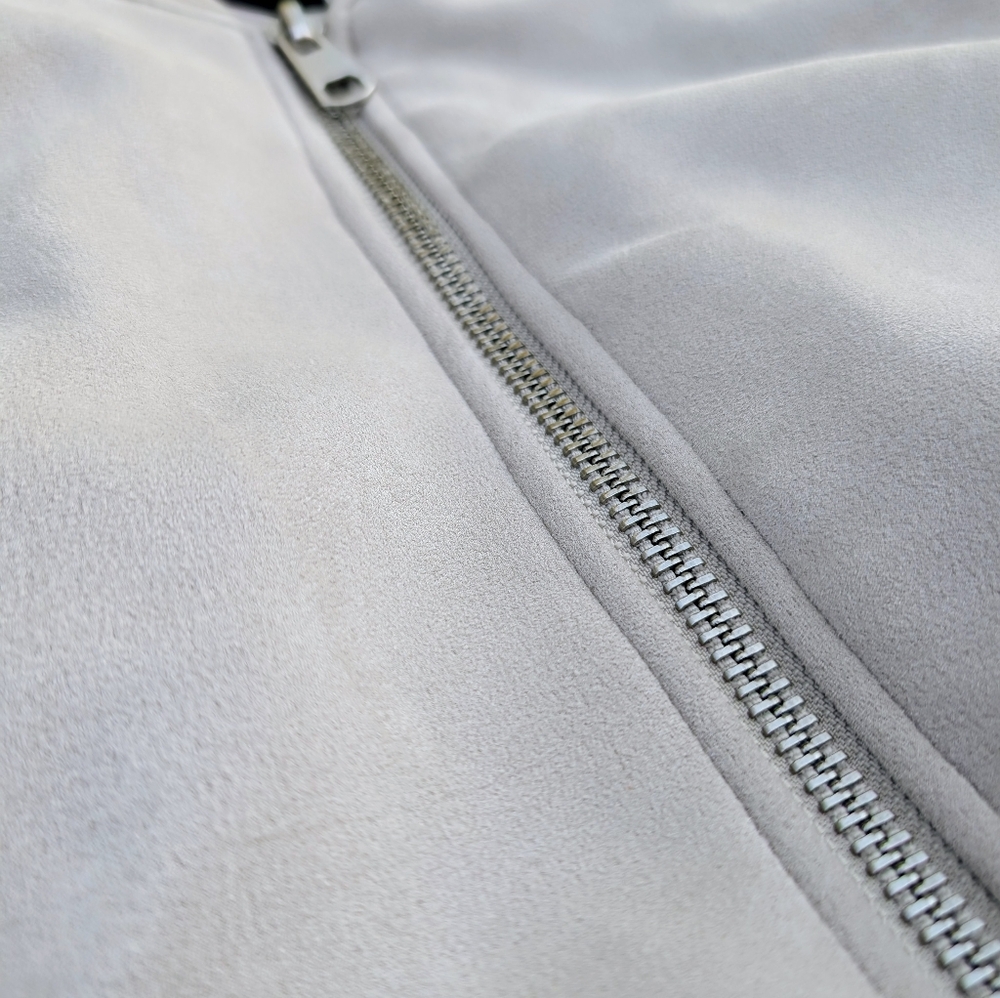 Porter & Ash Men's Cream Bomber Jacket - Picture 9 of 12